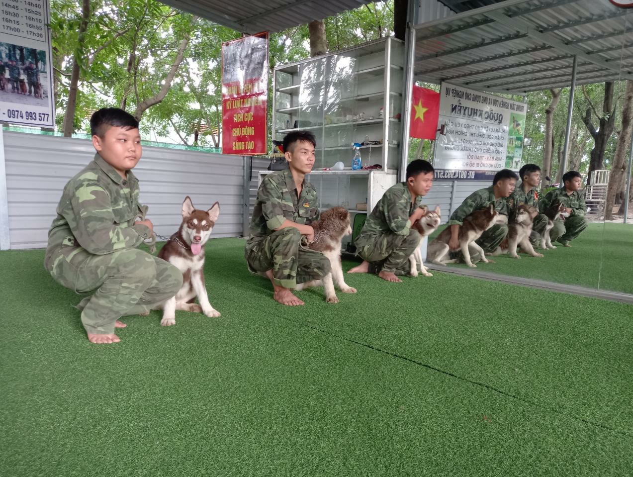 Nội Dung Một Khóa Huấn Luyện Chó Tại Quốc Khuyển